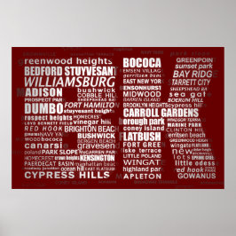 ブルックリンBK NYCポスタープリント ポスター