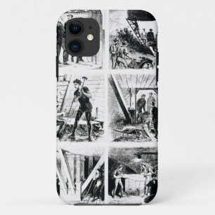 ブルックリンBriをconstuctingケーソンの中で働かせて下さい iPhone 11 ケース