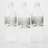 ブルックリンNYのアーバンクリスマススススノー ペットボトルラベル (ボトル)