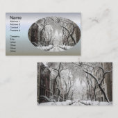 ブルックリンNYのアーバンクリスマススススノー 名刺 (正面/裏面)