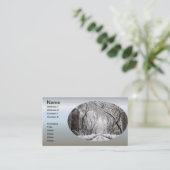 ブルックリンNYのアーバンクリスマススススノー 名刺 (スタンド正面)