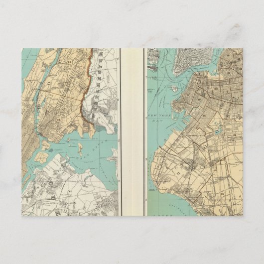 ブルックリンNYシティ ポストカード (正面)