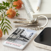 ブルックリンNYCニューヨーク キーホルダー (正面右)