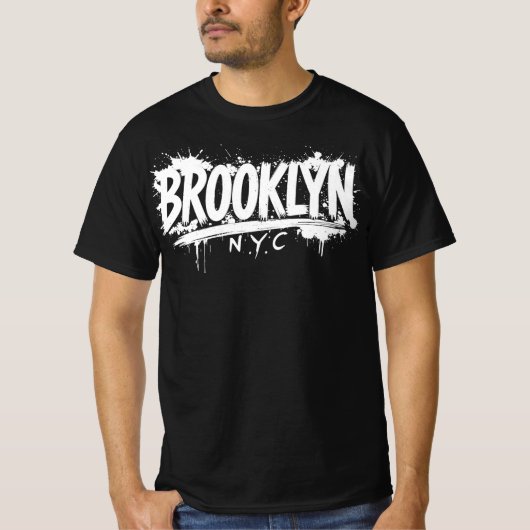 ブルックリンNYC基本Tシャツ Tシャツ (正面)