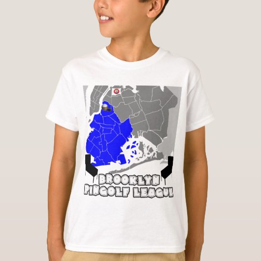 ブルックリンPinGolfリーグ青年Tシャツ Tシャツ (正面)