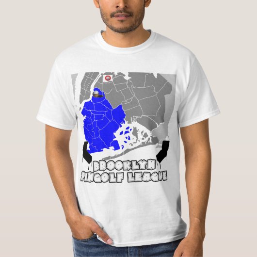ブルックリンPinGolfリーグ Tシャツ (正面)