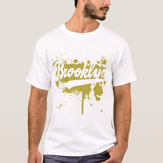 ブルック絵を描リンマスタードTシャツ Tシャツ (正面)