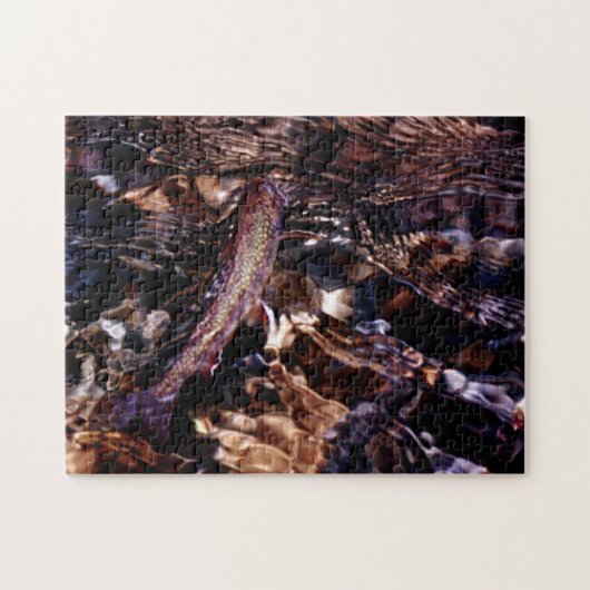 ブルック·トラウト·イン·リバー·ウォーター ジグソーパズル (横)