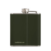 ブルック·トラウト·バム·フユーモアのあるライ·フィッシング フラスク (裏面)