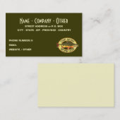 ブルック·トラウト·フライ·フィッシャーマン 名刺 (正面/裏面)