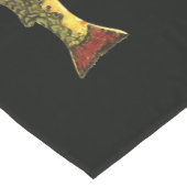 ブルック、ブラウン、レインボーマス ショートテーブルランナー (コーナー)