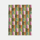 ブルック、レインボー、ブラウン·トラウト·フィッシャーマンズ フリースブランケット (正面)