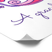 ブルック B の初期落書きアート名前意味 ポスター (角)