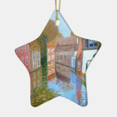 ブルッゲ運河 セラミックオーナメント (左)