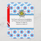 ブルッチェンオクトーバーフェストイーンラドンブラウ腐 招待状 (正面/裏面)