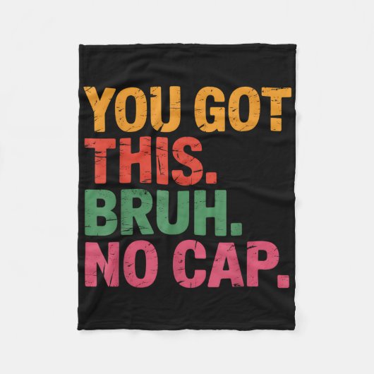 ブルテおもしろいスト日の先生このブ得ルーNo C フリースブランケット (正面)