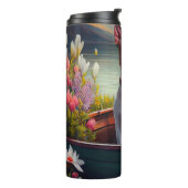 ブルテリアがパドルに：風光明媚な冒険 タンブラー (回転左)