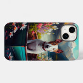 ブルテリアがパドルに:風光明媚な冒険 Case-Mate iPhoneケース (裏面 (横))