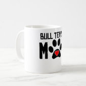 ブルテリアのお母さん コーヒーマグカップ (正面左)