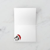 ブルテリアのクリスマスカード カード (内部)