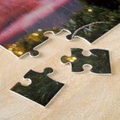 ブルテリアのクリスマスシーン ジグソーパズル (側面)