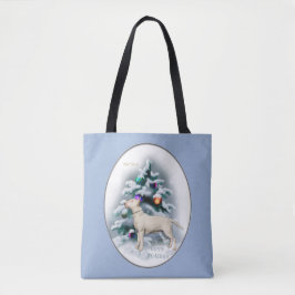 ブルテリアのクリスマス トートバッグ