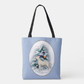 ブルテリアのクリスマス トートバッグ (裏面)