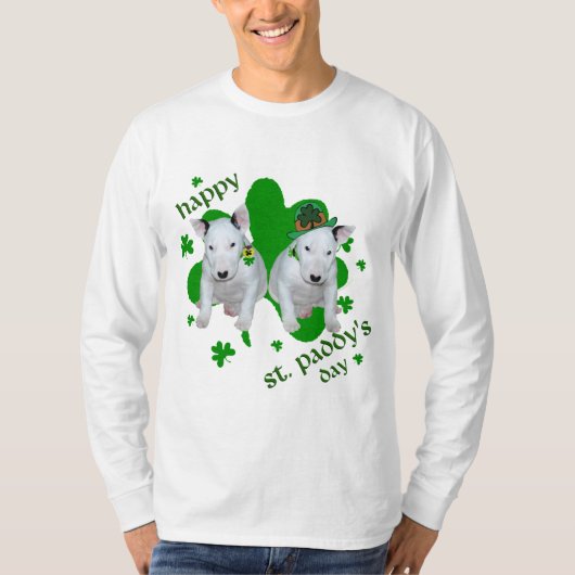 ブルテリアのクリスマスTシャツ Tシャツ (正面)