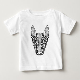 ブルテリアのスケッチ ベビーTシャツ