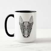 ブルテリアのスケッチ マグカップ (左)