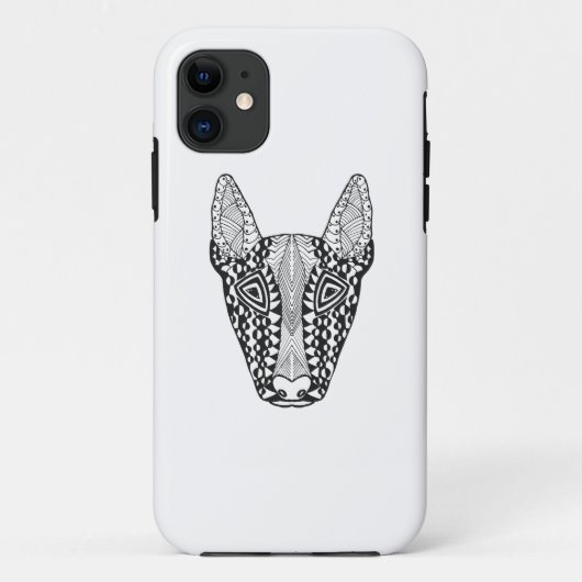 ブルテリアのスケッチ Case-Mate iPhoneケース (裏面)