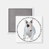ブルテリアの子犬の詩 マグネット (正面/裏面)