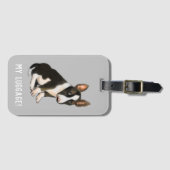 ブルテリアの所有者の荷物タグ用の荷物 ラゲッジタグ (正面横)