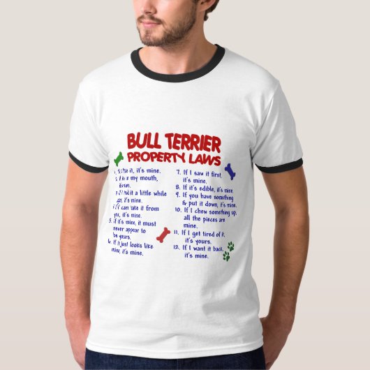 ブルテリアの特性の法律2 Tシャツ (正面)