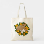 ブルテリアは繊細な花 トートバッグ (裏面)