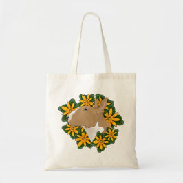 ブルテリアは繊細な花 トートバッグ