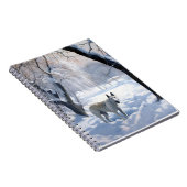 ブルテリアは雪のクリスマスを許した ノートブック (右側)