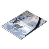 ブルテリアは雪のクリスマスを許した ノートブック (左側)