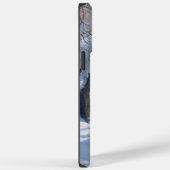 ブルテリアは雪のクリスマスを許した Case-Mate iPhoneケース (裏面 / 右)