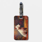 ブルテリアイン紅葉秋インスパイア ラゲッジタグ (裏面縦)