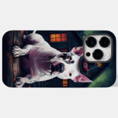 ブルテリアカボンプキンハロウィーン怖 Case-Mate iPhoneケース (裏面 (横))
