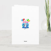 ブルテリアカートゥーンカード「ハッピーバースデー」 カード (裏面)