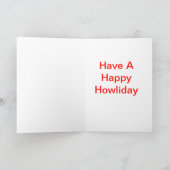 ブルテリアクリスマスカード シーズンカード (内部)