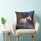 ブルテリアクリスマスフェスティバルシーズン クッション (椅子)