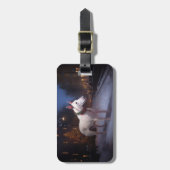 ブルテリアクリスマスフェスティバルシーズン ラゲッジタグ (正面縦)