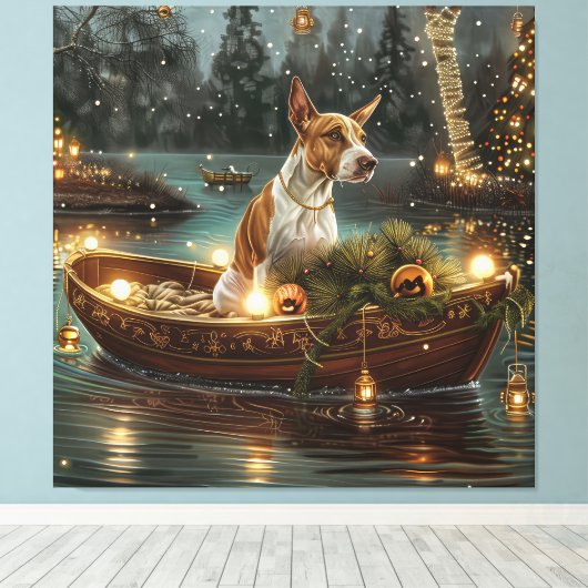 ブルテリアクリスマスフェスティバル航海 キャンバスプリント (インサイチュ (ウッドフロア))