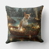 ブルテリアクリスマスフェスティバル航海 クッション (裏面)