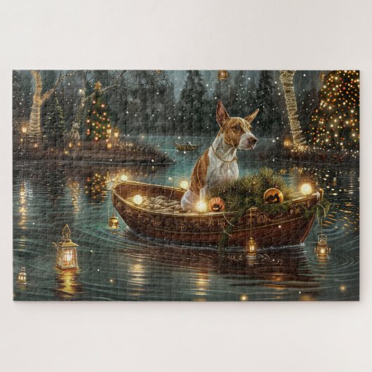 ブルテリアクリスマスフェスティバル航海 ジグソーパズル (横)