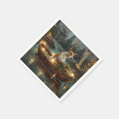 ブルテリアクリスマスフェスティバル航海 スタンダードカクテルナプキン (角)