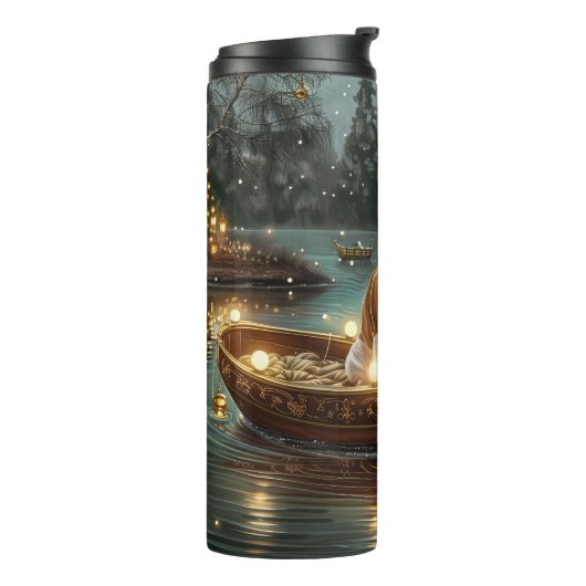 ブルテリアクリスマスフェスティバル航海 タンブラー (回転左)